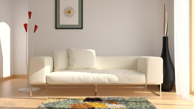 Bella Render living room render
