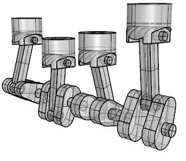 Bongo animation sample - piston mechanism