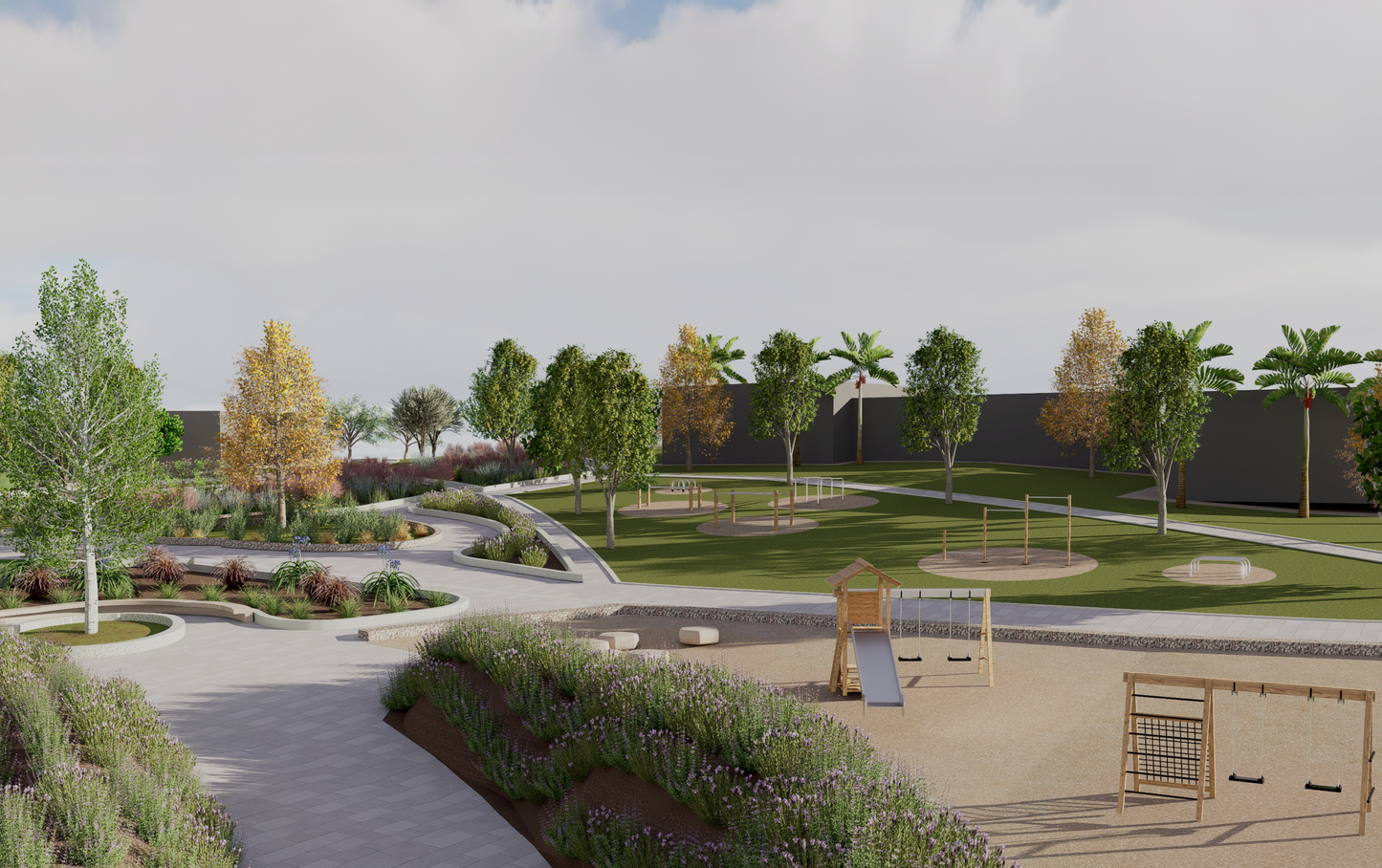 Lands Design landscape rendering