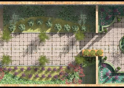 Lands Design project - Parterre garden design