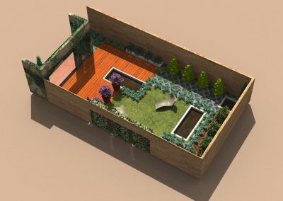 Lands Design project - Ponds garden design