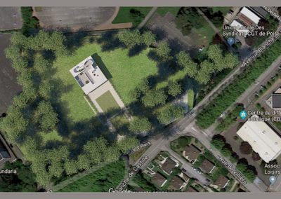 Lands Design project - Villa Savoye landscape